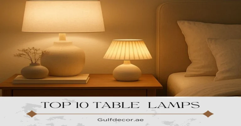 Top 10 Benefits of Using Table Lamps for Home Decor
