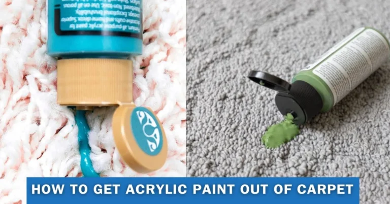 How to Get Acrylic Paint Out of Carpet