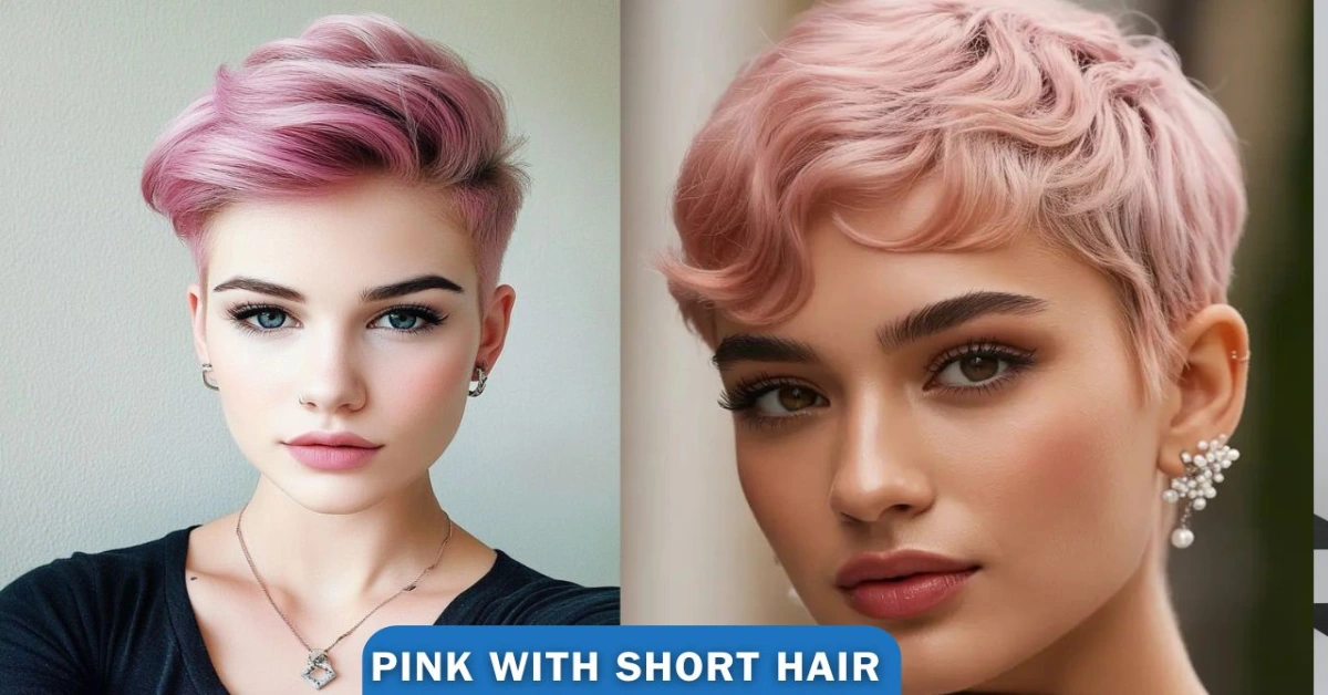 Pink With Short Hair
