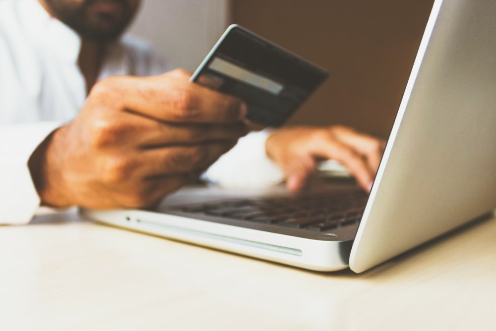Payment card being used at a UAE point of sale terminal