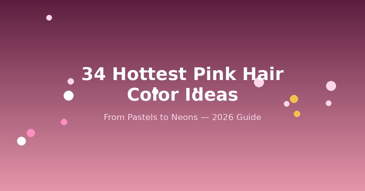34 pink hair color ideas from pastel to neon shades 2026